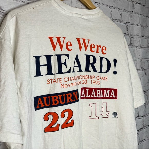 1993 Vintage Auburn Tigers T-shirt Size XL - Picture 5 of 7